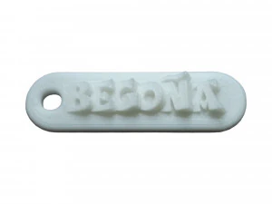 begona 3d keychain 3D Print Model