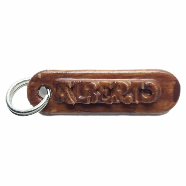alberto 3d keychain 3D Print Model .c4d .max .obj .3ds .fbx .stl .blend 