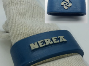 nerea 3d napkin ring with lauburu 3D 프린트 모델