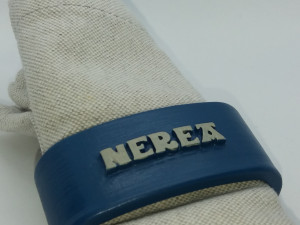 nerea 3d napkin ring with lauburu 3D प्रिंट मॉडल