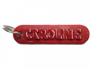 caroline 3d keychain 3D 프린트 모델