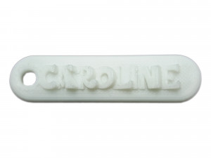 caroline 3d keychain 3D-printmodel