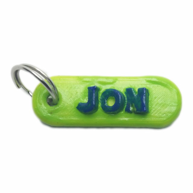 jon 3d keychain 3D printmodel .c4d .max .obj .3ds .fbx .stl .blend