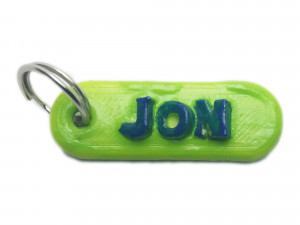 jon 3d keychain 3D 프린트 모델