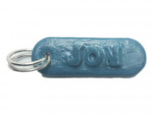 jon 3d keychain 3D printmodel