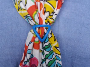 scarf buckle triple ring with diameter 28mm 3D Print Model