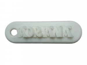 adriana 3d keychain Model do druku 3D