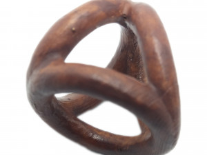 scarf buckle triple ring with diameter 25mm 3D Принт Модель