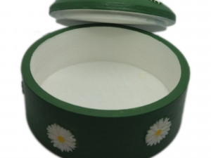 jewelry box with embossed daisies Model Cetak 3D