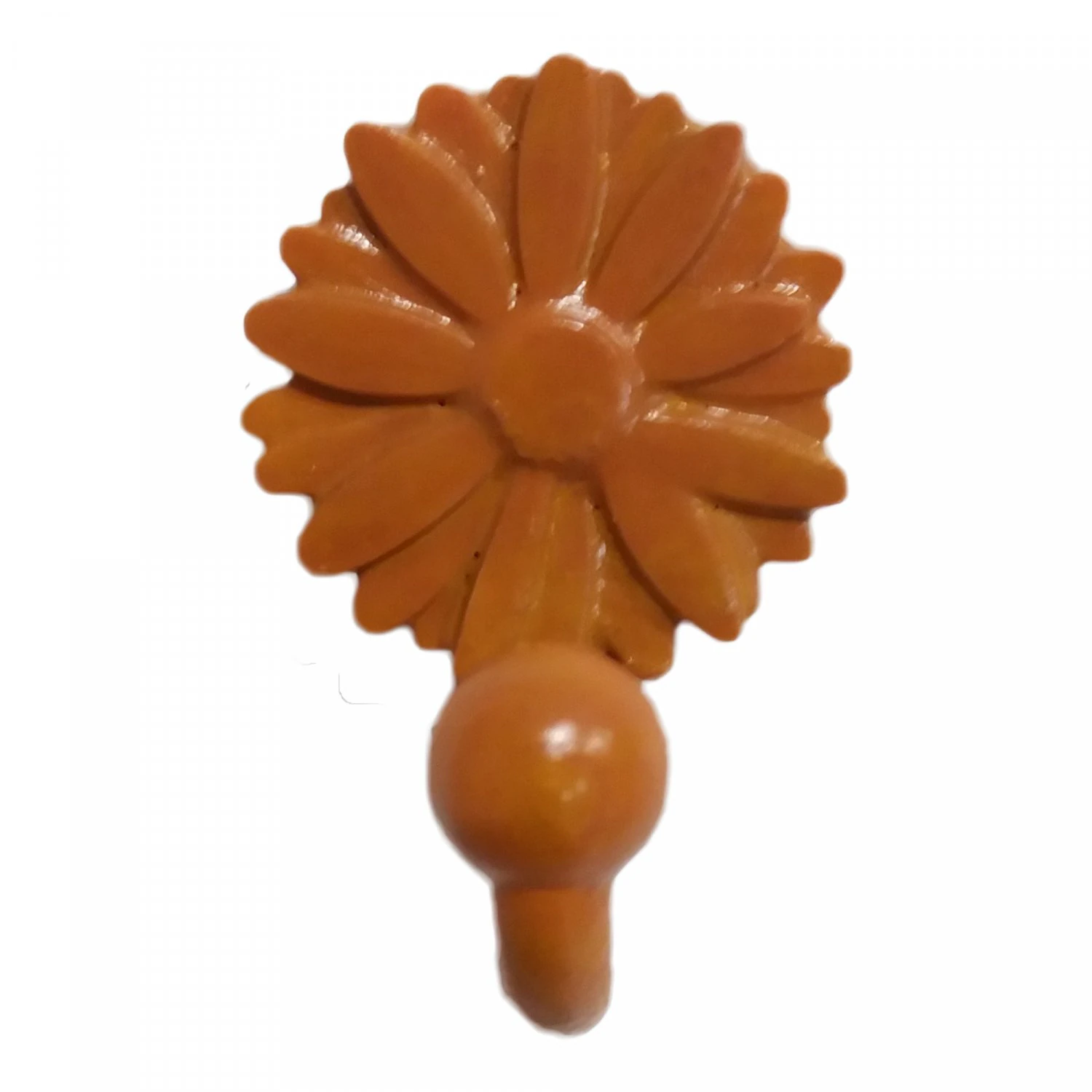 hook with daisy and ball 3D Print Model .c4d .max .obj .3ds .fbx .stl .blend 