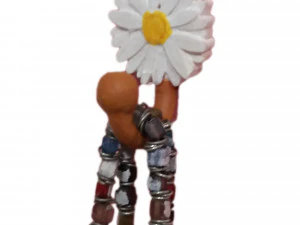 hook with daisy and ball 3D Print Model