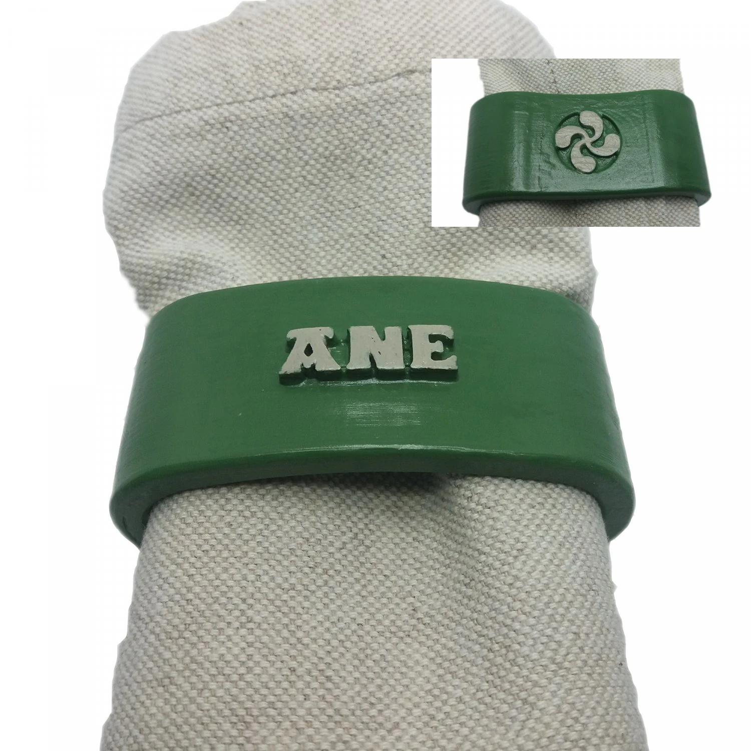 ane 3d napkin ring with lauburu 3D Print Model .c4d .max .obj .3ds .fbx .stl .blend 