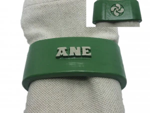 ane 3d 餐巾环与 lauburu 3D 打印模型