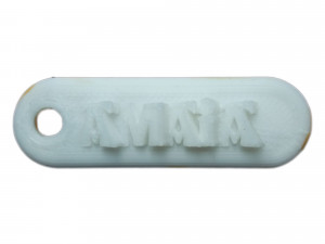 amaia 3d keychain Model Cetak 3D