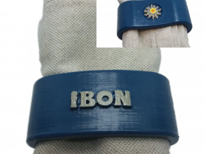 ibon 3d napkin ring with eguzkilore 3D 프린트 모델