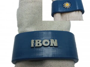 eguzkilore가 포함된 ibon 3d 냅킨 링 3D 프린트 모델