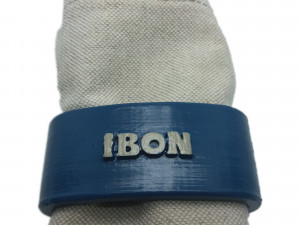 ibon 3d napkin ring with eguzkilore Model Cetak 3D
