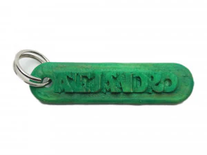 alejandro 3d keychain 3D Print Model