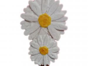hook with daisies Modelo de impresión 3D