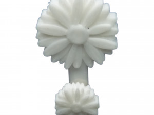 hook with daisies Modelo de impresión 3D