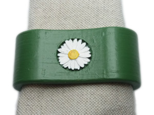 aizpea 3d napkin ring with daisy 3D-printmodel