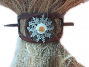 hair stick barrete with eguzkilore 54x30mm 3D 프린트 모델