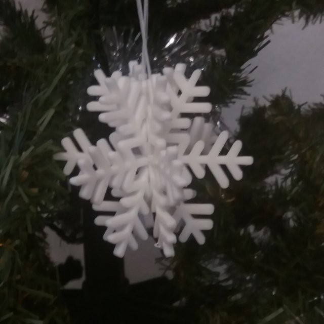 snowflake ball 3D Print Model .c4d .max .obj .3ds .fbx .stl .blend 