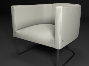 armchair ds-207 by de sede 3D 모델
