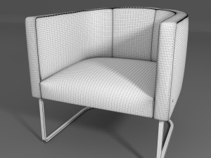 armchair ds-207 by de sede 3D 모델