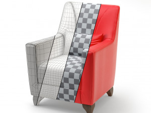 armchair kanzas by savlukov-mebel 3D Model
