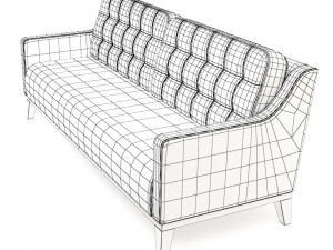 sofa set prague 3D मॉडल