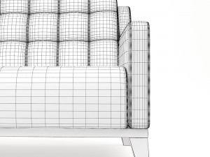 sofa set prague 3D मॉडल