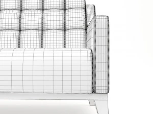sofa set prague 3D Model