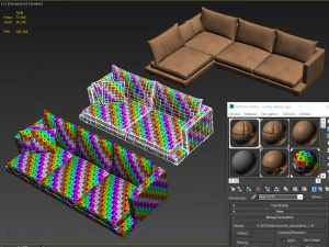 ego du canap&eacute; Modèle 3D