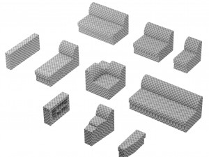 sofa ritis 3D Model