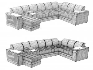 sofa ritis 3D Model