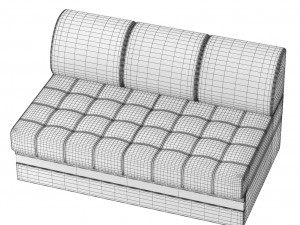 sofa ritis 3D Model
