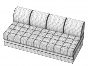sofa ritis 3D Model