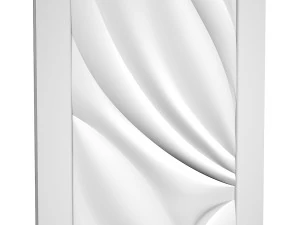puerta moderna en la habitaci&oacute;n Modelo 3D