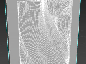door modern in room 3D Model