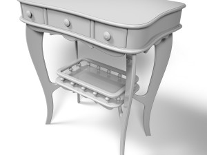 table for women 3D मॉडल