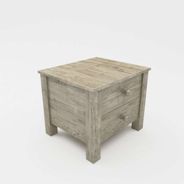 bedside table Modelo 3D .c4d .max .obj .3ds .fbx .stl .blend 