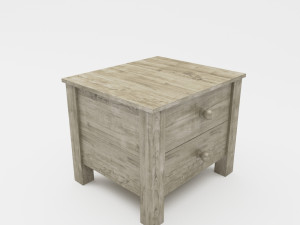bedside table 3D मॉडल