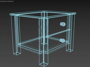 bedside table 3D Model