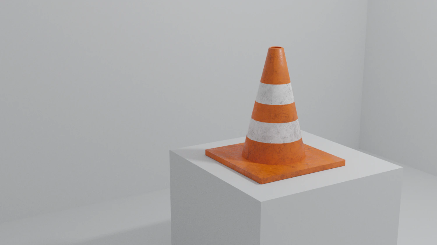 traffic cone 3D Model .c4d .max .obj .3ds .fbx .stl .blend 