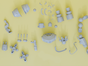 justice robot Modello di stampa 3D