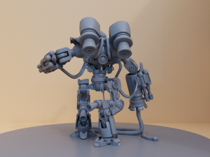 justice robot Modello di stampa 3D