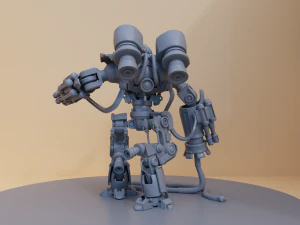 justice robot 3D Print Model