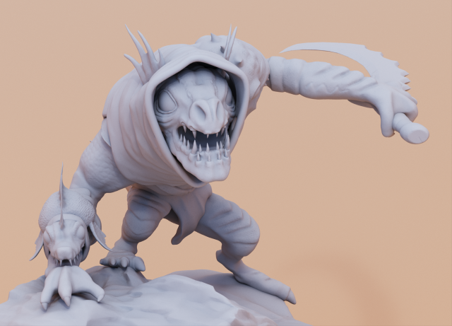 slark Model do druku 3D .c4d .max .obj .3ds .fbx .stl .blend 