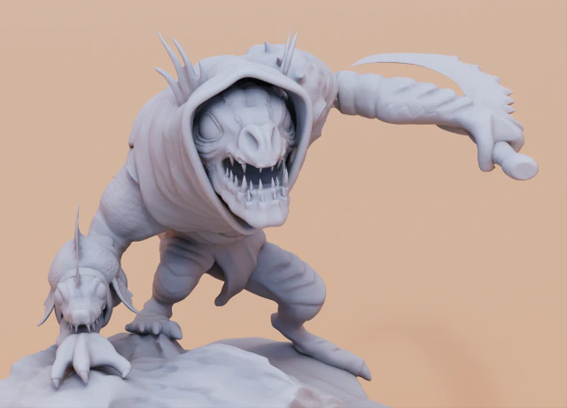 cotovia Modelo de Impressão 3D .c4d .max .obj .3ds .fbx .stl .blend 